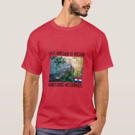 Dinosaurio Estatal De La Camiseta De Misuri