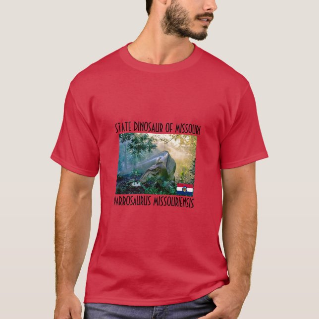 Dinosaurio Estatal De La Camiseta De Misuri (Anverso)