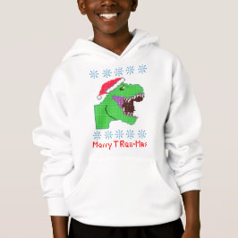 Dinosaurio festivo del navidad del "feliz Rex-Mas