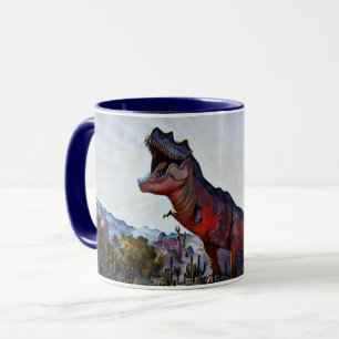 Dinosaurio frito en la Copa de Arte Desierto