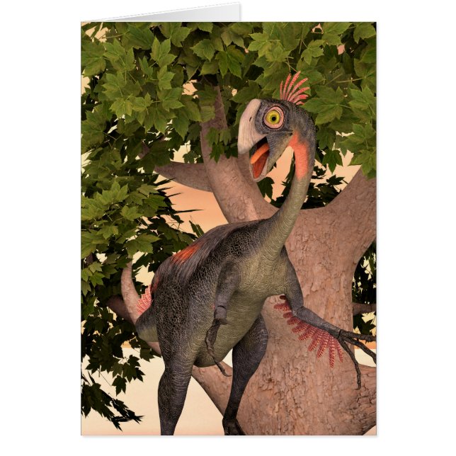 Dinosaurio Gigantoraptor (Frente)