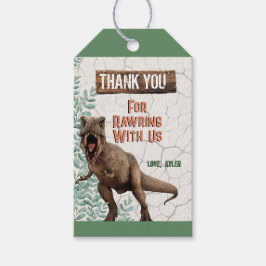 Dinosaurio Gracias Etiquetas
