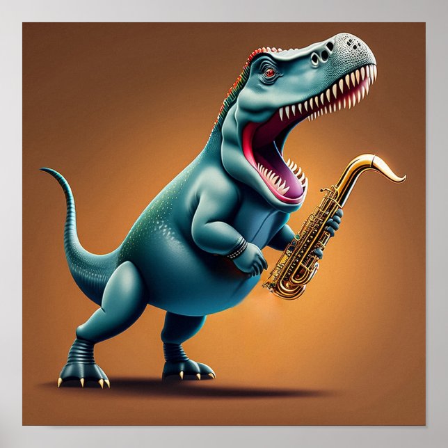 Dinosaurio Guay - Impresión artística (Frente)