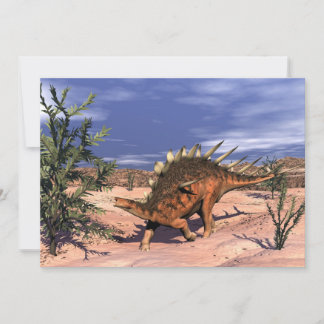 Dinosaurio Kentrosaurus - renderizado 3D