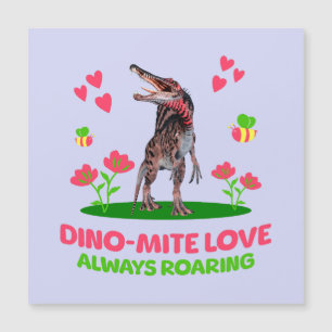 Dinosaurio lindo para el día de San Valentín para 