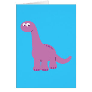 Dinosaurio morado Brontosauro