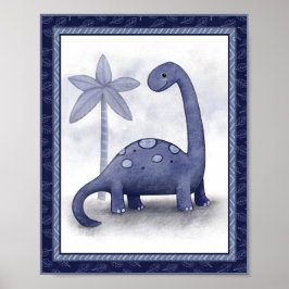 Dinosaurio Roar Pequeño - Arte de guardería Brachi
