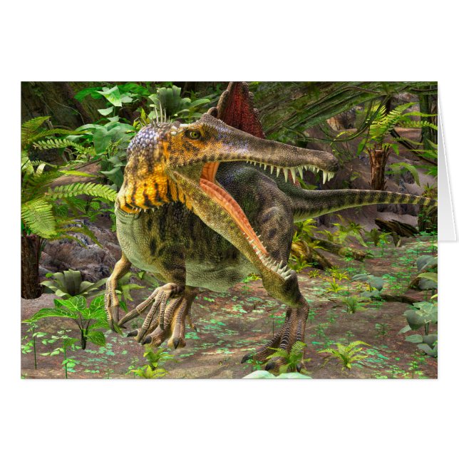 Dinosaurio Spinosaurus (Anverso (Horizontal))