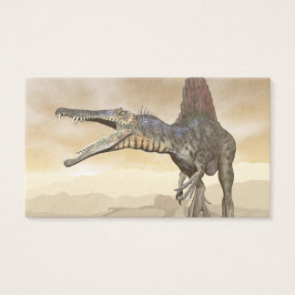 Dinosaurio Spinosaurus en el desierto - rendimento