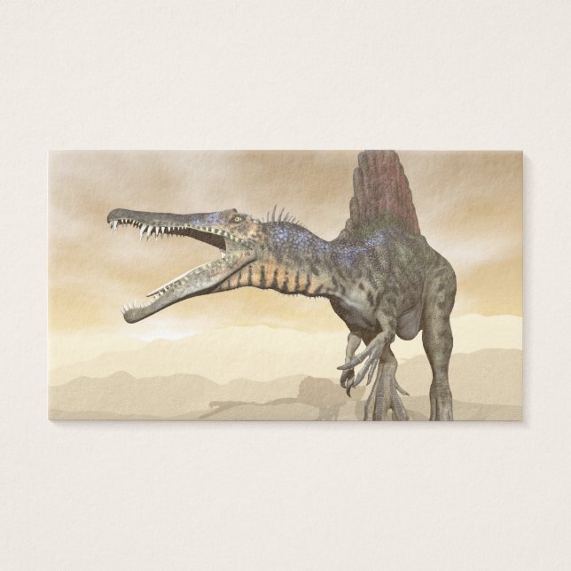 Dinosaurio Spinosaurus en el desierto - rendimento (Frente)