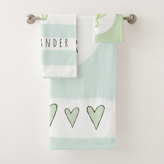 Dinosaurio T-Rex Doodle de niño con nombres de niñ (In situ)