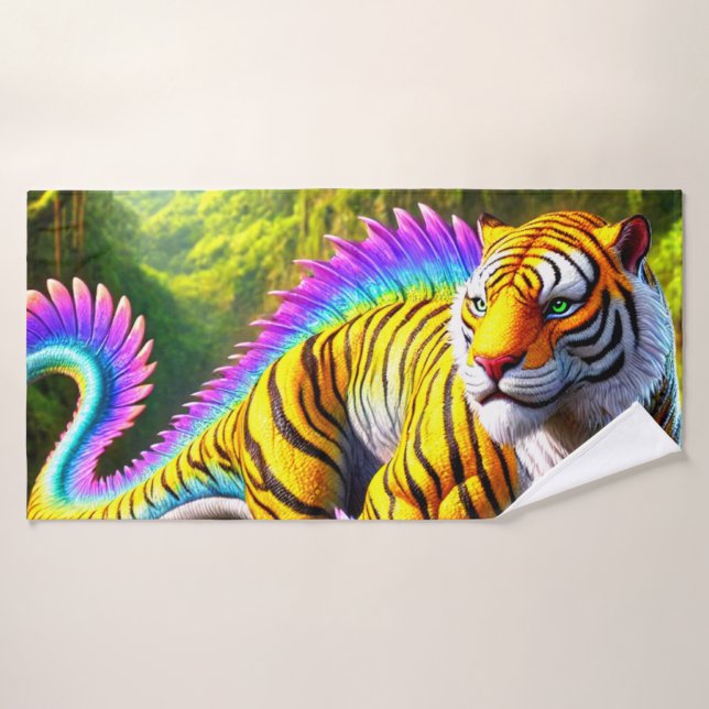 Dinosaurio tigre (Toalla de baño)