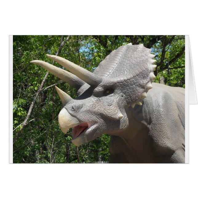 Dinosaurio Triceratops (Anverso (Horizontal))