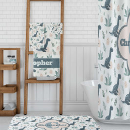 Dinosaurio verde azul lindo con nombre