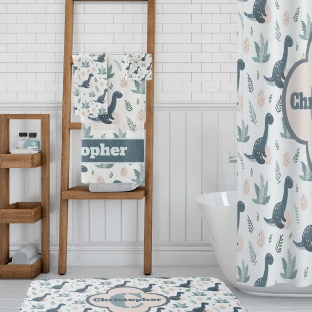 Dinosaurio verde azul lindo con nombre (Subido por el creador)