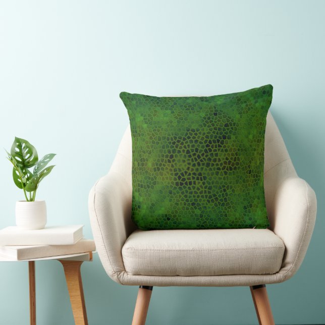 Dinosaurio verde ocultar Cojín decorativo (Silla)