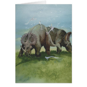 Dinosaurios antiguos, Centrosaurus pastando en pra