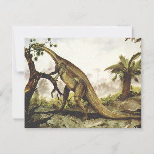 Dinosaurios antiguos, Plateosaurus pastando en árb