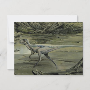 Dinosaurios antiguos, un Hypsilophodon del Cretáci