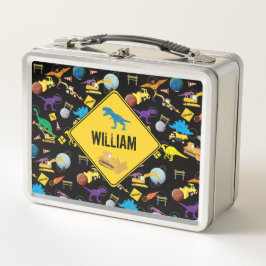 Dinosaurios astronautas de la construcción en el e