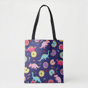 Dinosaurios chicas y bolsa de donuts para la tota