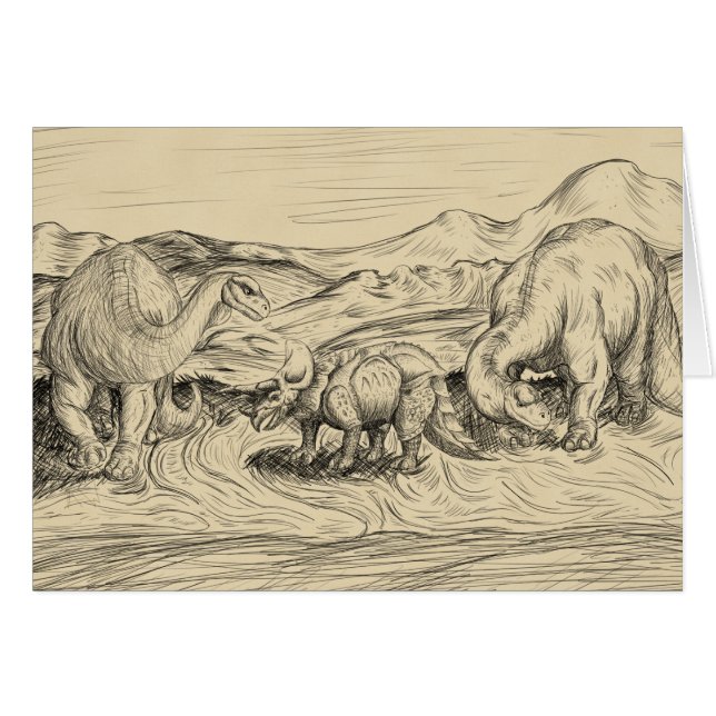 Dinosaurios clásicos (Anverso (Horizontal))