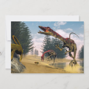 Dinosaurios Compsognathus - procesado 3D