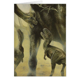 Dinosaurios de época, torvosauro y brachiosaurio