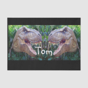 Dinosaurios de papel decorativo