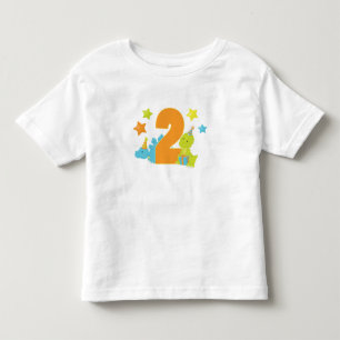Dinosaurios del bebé camisa del cumpleaños de do