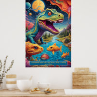 Dinosaurios en el espacio: Posters de la colección