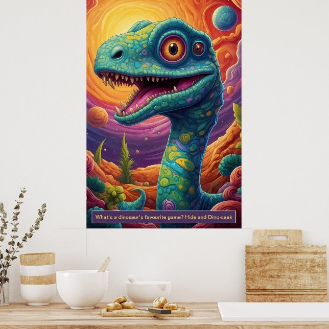 Dinosaurios en el espacio: Posters de la colección (Cocina)