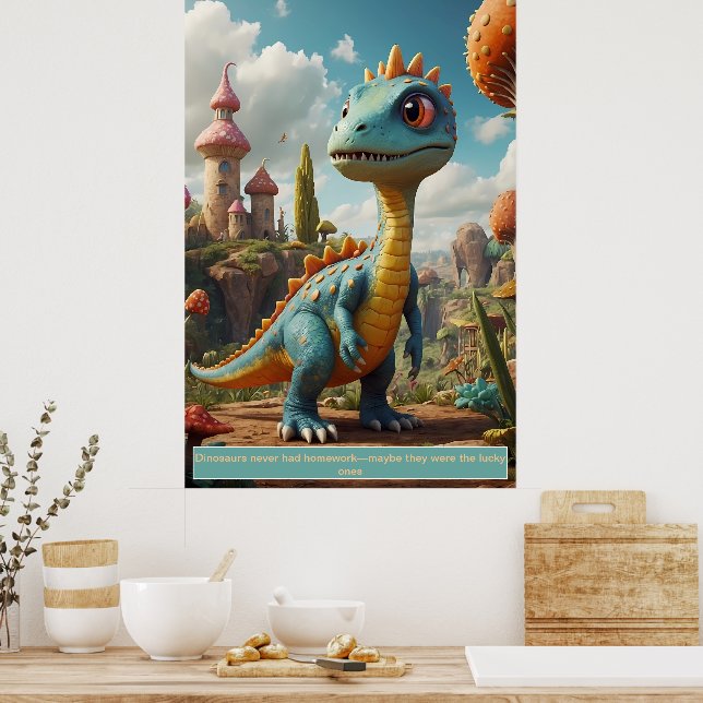 Dinosaurios en el espacio: Posters de la colección (Cocina)