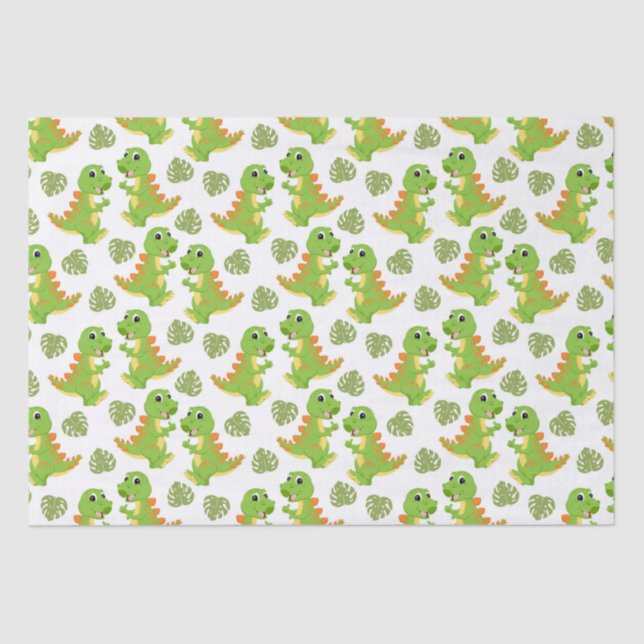 ¡Dinosaurios! Papel de tono (Anverso)
