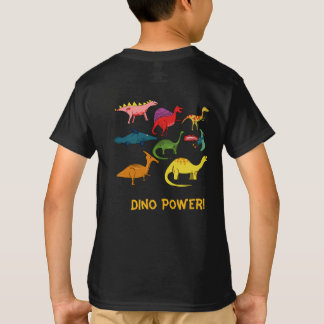 Dinosaurios Personalizados en camiseta de muchos c