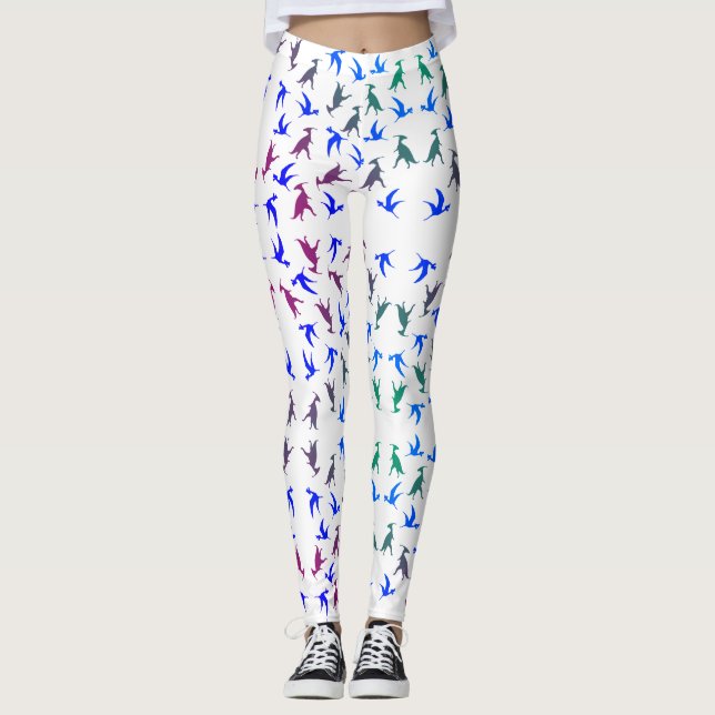 Dinosaurios Personalizados Leggings (Anverso)