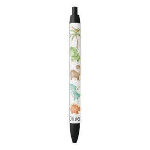Dinosaurios personalizados Niños Pluma de tinta ne