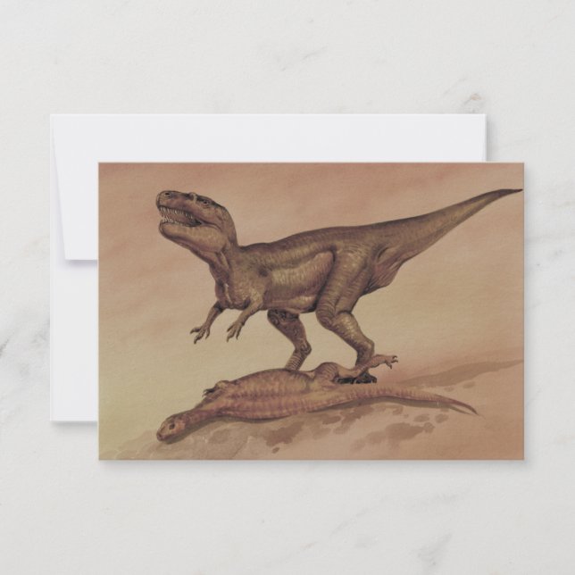 Dinosaurios vintage, Carnivore Giganotosaurus (Anverso)