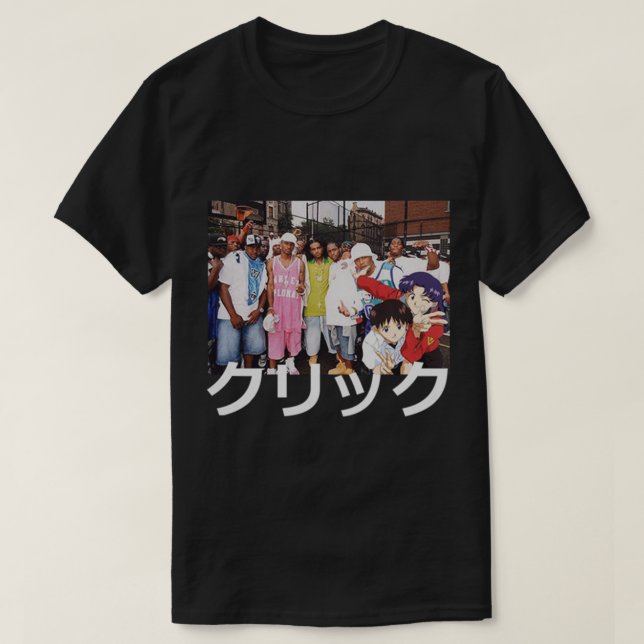 Diodia x Evangelion x camiseta esencial de Clique (Diseño del anverso)