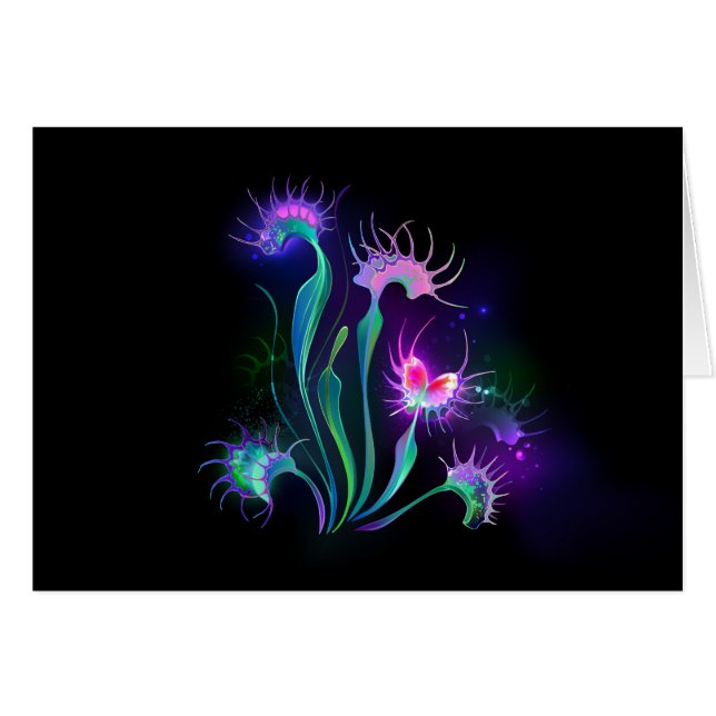Dionea atrapamoscas luminosa (Anverso (Horizontal))