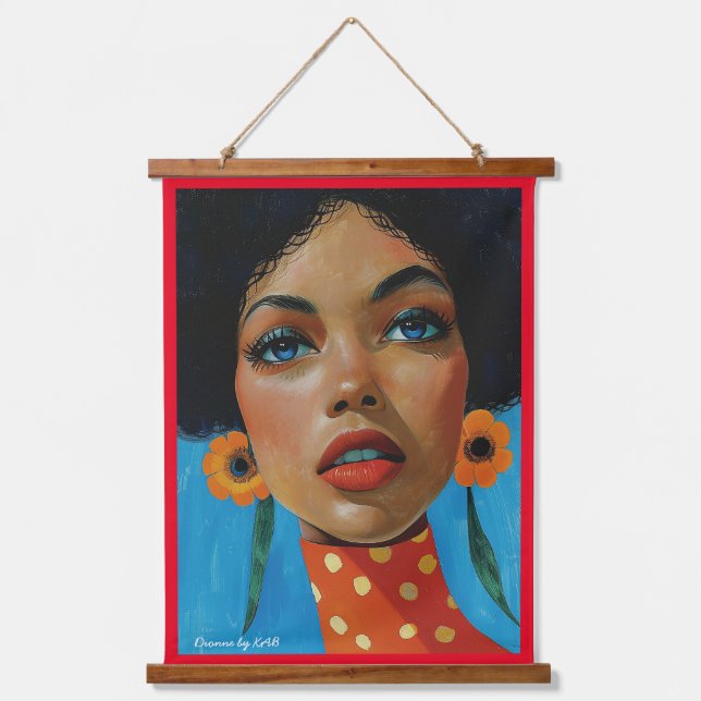 Dionne de KAB Madera tocado tapiz de pared (Anverso)