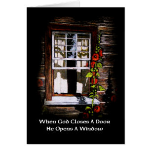 Dios abre una ventana: Ventana de cabina rústica: