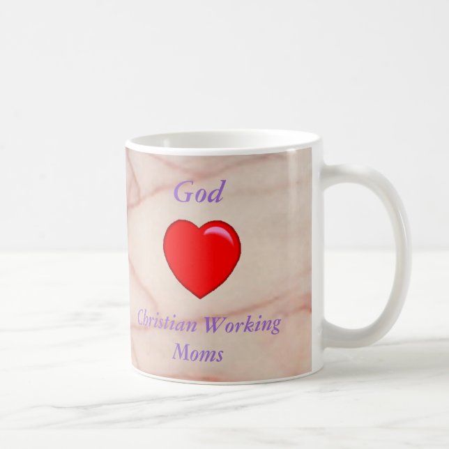 Dios ama la taza cristiana de las mamáes de (Derecha)