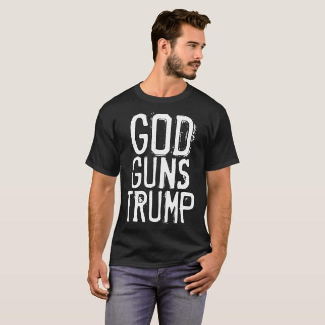 DIOS ARMA Camisetas TRUMP, Donald Trump (Anverso completo)