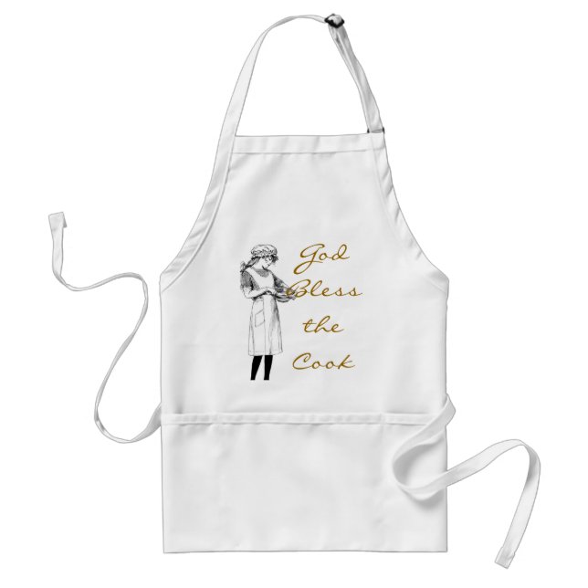 Dios bendice el delantal del cocinero (Frente)