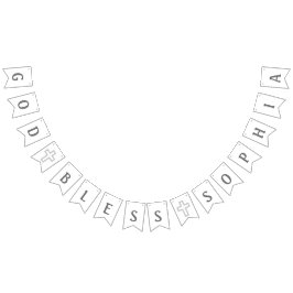 Dios bendice la bandera personalizada