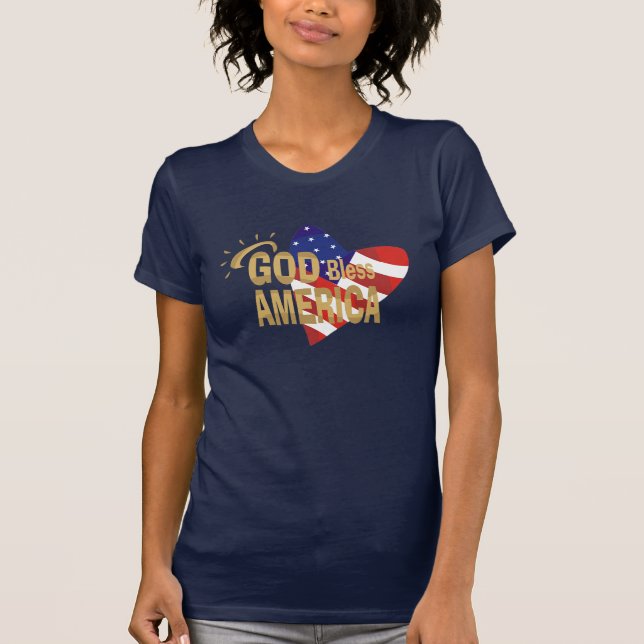 Dios bendice la camiseta de América (Anverso)