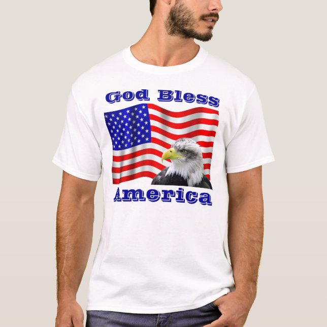 Dios bendice la camiseta de América (Anverso)
