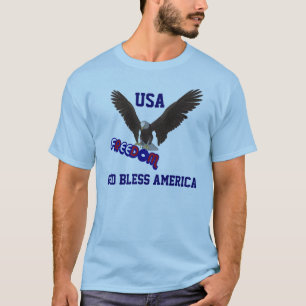 Dios bendice la camiseta patriótica de América