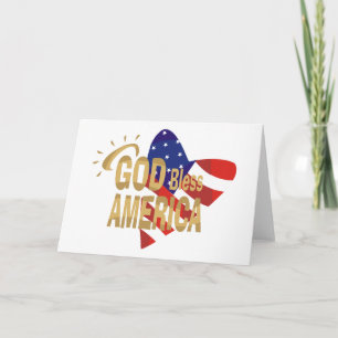 Dios bendice la tarjeta de América